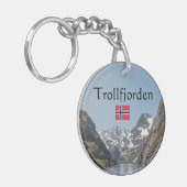 Trollfjord Lofoten Schlüsselanhänger (Vorderseite links)