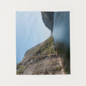 Trollfjord Lofoten Wandteppich (Vorderseite)