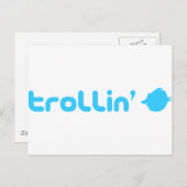 Trollin Postkarte (Vorne/Hinten)