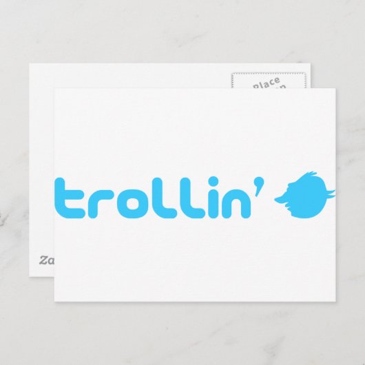 Trollin Postkarte (Vorne/Hinten)