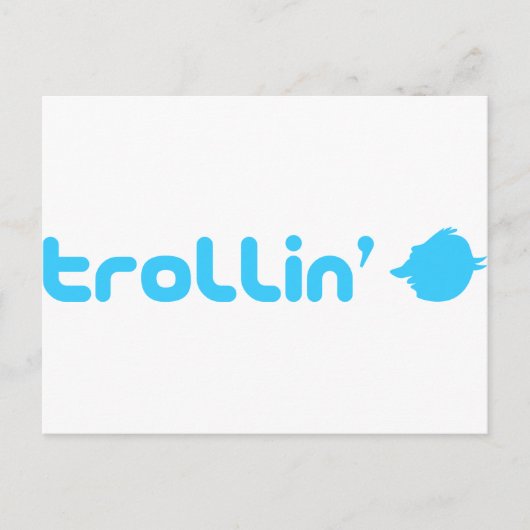 Trollin Postkarte (Vorderseite)