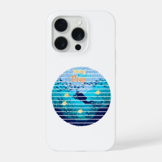 Trolling For Lake Trout Marking Monsters iPhone Hülle (Rückseite)