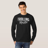Trolling Rocks Internet Troll Online Troll Sarcast T-Shirt (Vorne ganz)