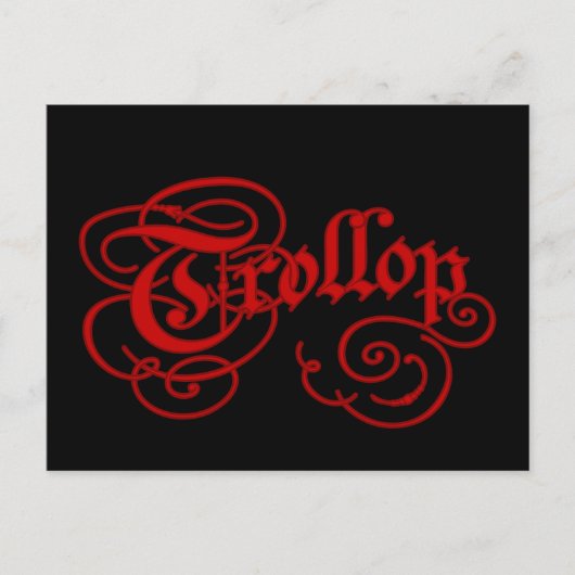 Trollop Postkarte (Vorderseite)