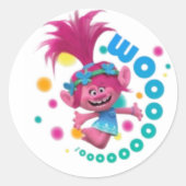 Trollstamm, Runder Aufkleber (Vorderseite)