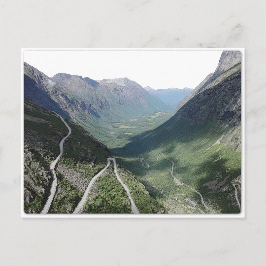 Trollstigen Postkarte (Vorderseite)
