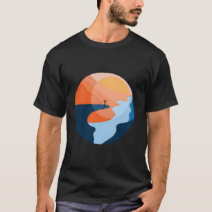 Trolltunga Fjord Norwegen Souvenir und Memorial T-Shirt