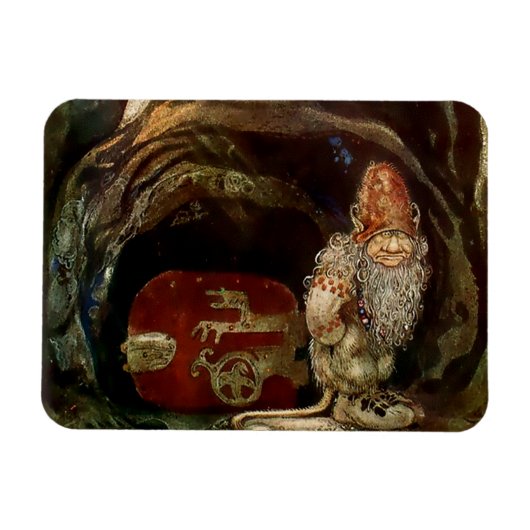 „Trolltür“ von John Bauer Magnet (Horizontal)
