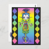 Trolly Pixie Stick Sideshow Freak Troll Postkarte (Vorne/Hinten)