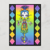 Trolly Pixie Stick Sideshow Freak Troll Postkarte (Vorderseite)