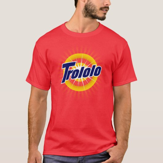 Trololo Rot-T-Shirt T-Shirt (Vorderseite)