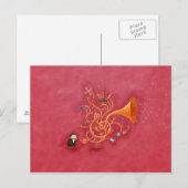 Trombombone Postkarte (Vorne/Hinten)