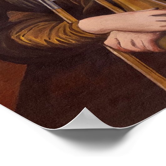 Trombona Lisa Poster (Ecke)