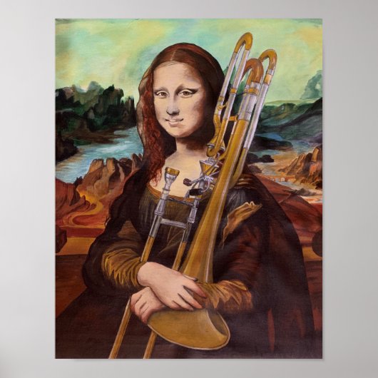 Trombona Lisa Poster (Vorne)