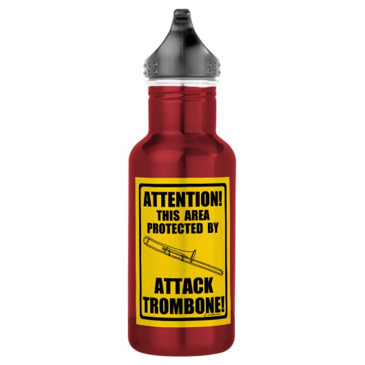 Trombone-Attacke Edelstahlflasche (Rechts)