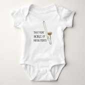 Trombone-Baby-Bodysuit Baby Strampler (Vorderseite)
