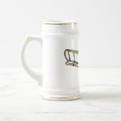 Trombone-Cartoon Bierglas (Links)