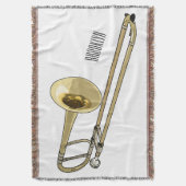 Trombone-Cartoon Decke (Vorderseite Vertikal)