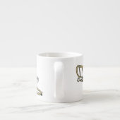 Trombone-Cartoon Espressotasse (Rückseite)