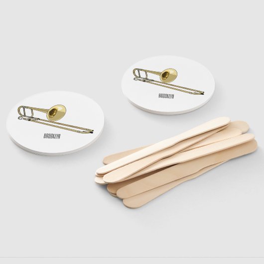 Trombone-Cartoon Fächer (Non-assembled)