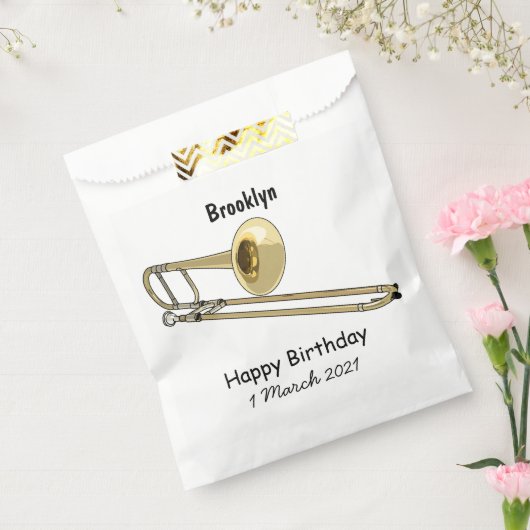 Trombone-Cartoon Geschenktütchen (Versiegelt)