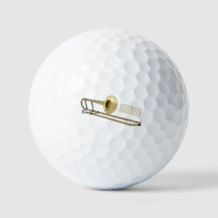 Trombone-Cartoon Golfball