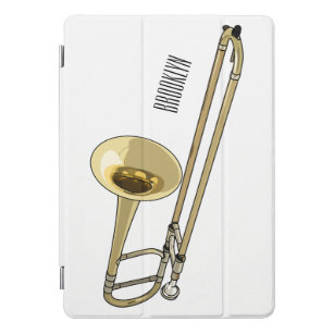 Trombone-Cartoon iPad Pro Cover