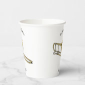 Trombone-Cartoon Pappbecher (Links)