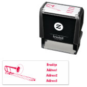 Trombone-Cartoon Permastempel (Beispiel)