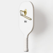 Trombone-Cartoon Pickleball Schläger (Links)