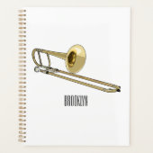 Trombone-Cartoon Planer (Vorderseite)