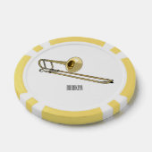 Trombone-Cartoon Pokerchips (Einzeln)