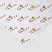 Trombone-Cartoon Seidenpapier (Ausschnitt)