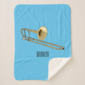 Trombone-Cartoon Sherpadecke (Vorderseite)