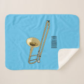 Trombone-Cartoon Sherpadecke (Vorderseite (Horizontal))