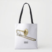 Trombone-Cartoon Tasche (Vorderseite)