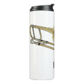 Trombone-Cartoon Thermosbecher (Nach links gedreht)