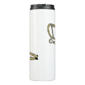 Trombone-Cartoon Thermosbecher (Rückseite)