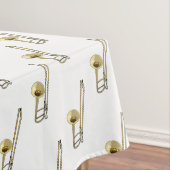 Trombone-Cartoon Tischdecke (Beispiel)