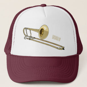 Trombone-Cartoon Truckerkappe