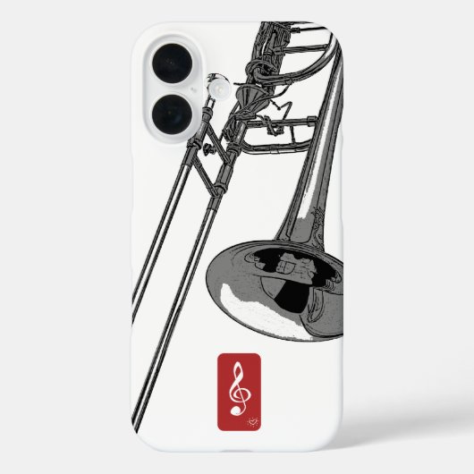Trombone Case-Mate iPhone Hülle (Rückseite)