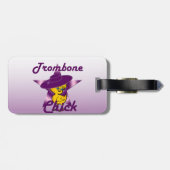 Trombone Chick #9 Gepäckanhänger (Rückseite horizontal)