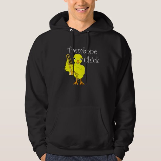 Trombone Chick Hoodie (Vorderseite)