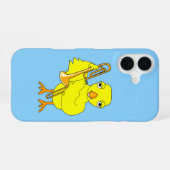 Trombone Chick iPhone 16 Hülle (Rückseite (Horizontal))