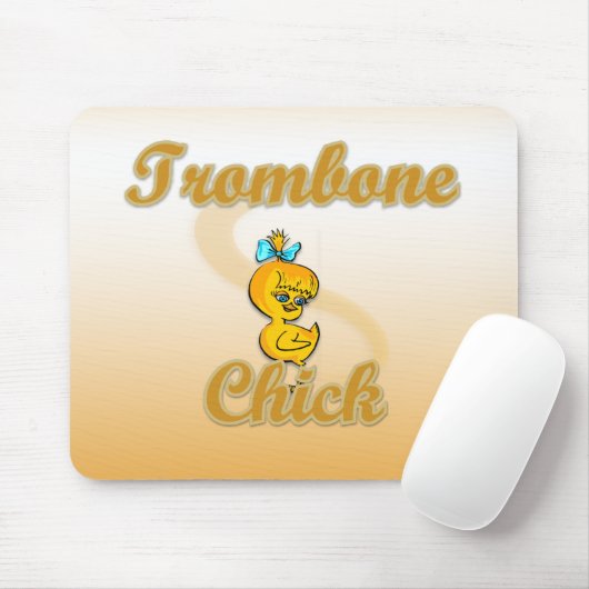 Trombone Chick Mousepad (Mit Mouse)
