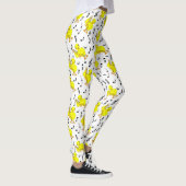 Trombone Chick Musiknoten Leggings (Rechts)
