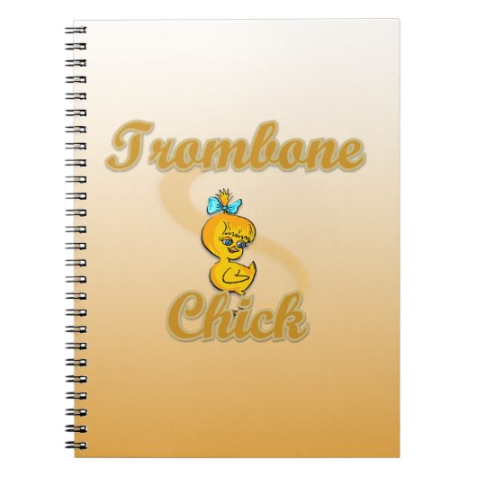 Trombone Chick Notizblock (Vorderseite)