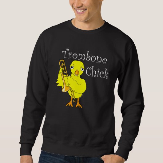 Trombone Chick Sweatshirt (Vorderseite)