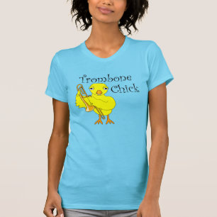 Trombone-Chick-Text T-Shirt