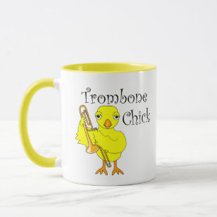 Trombone-Chick-Text Tasse